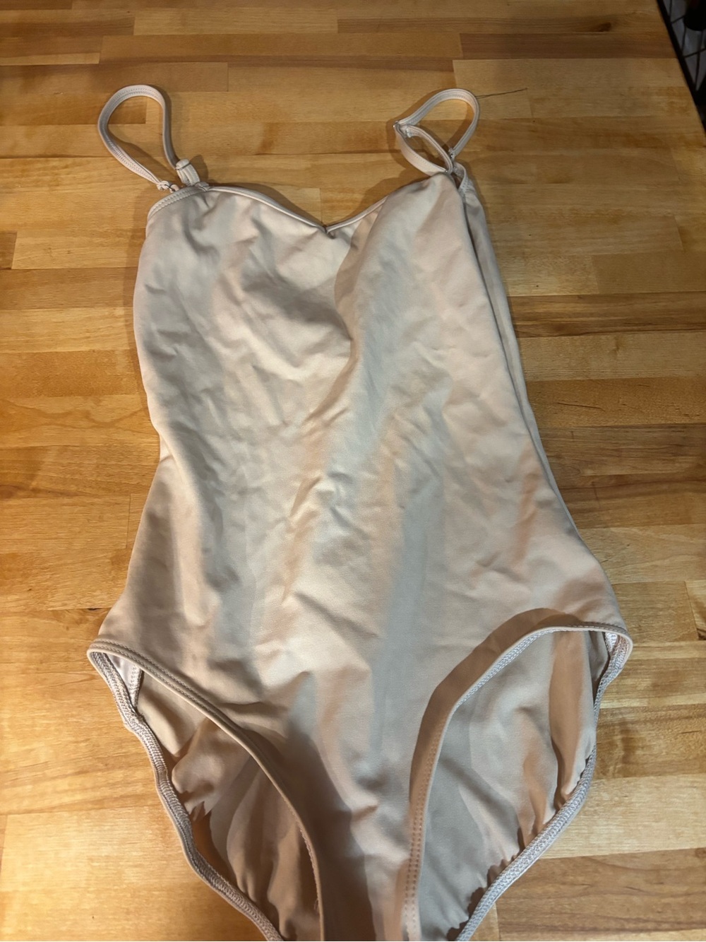 Capezio Nude/Tan womens One-Piece Leotard Swimsuit - xl